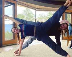 The actor is a huge admirer of yoga and practices it regularly to stay fit.